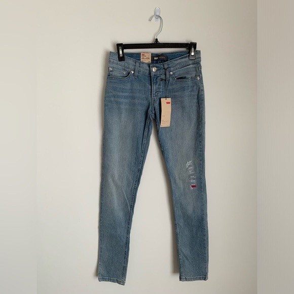 NEW Levi blue jeans!  Size 26 524 Skinny - Picture 1 of 7
